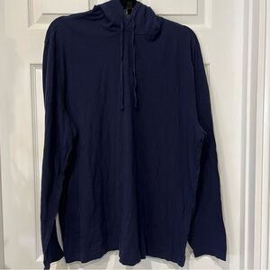 Navy Blue Lightweight Hoodie